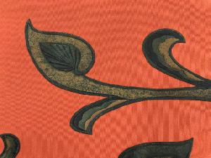 アンティーク　綴れパッチワーク唐草模様名古屋帯